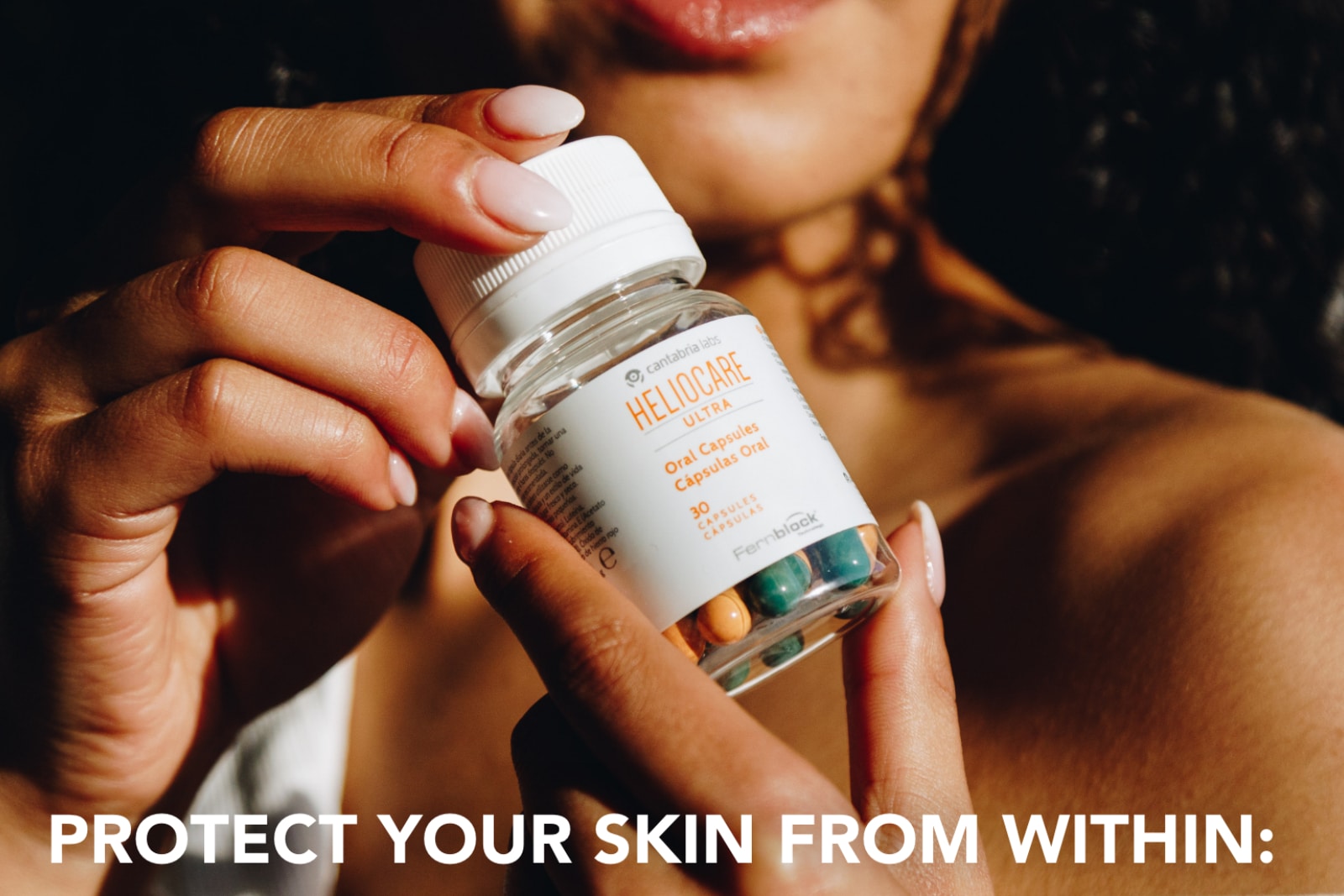 You are currently viewing Protect Your Skin from Within:Introducing Heliocare Caps for Comprehensive Sun Protection